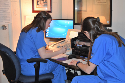 students with patient