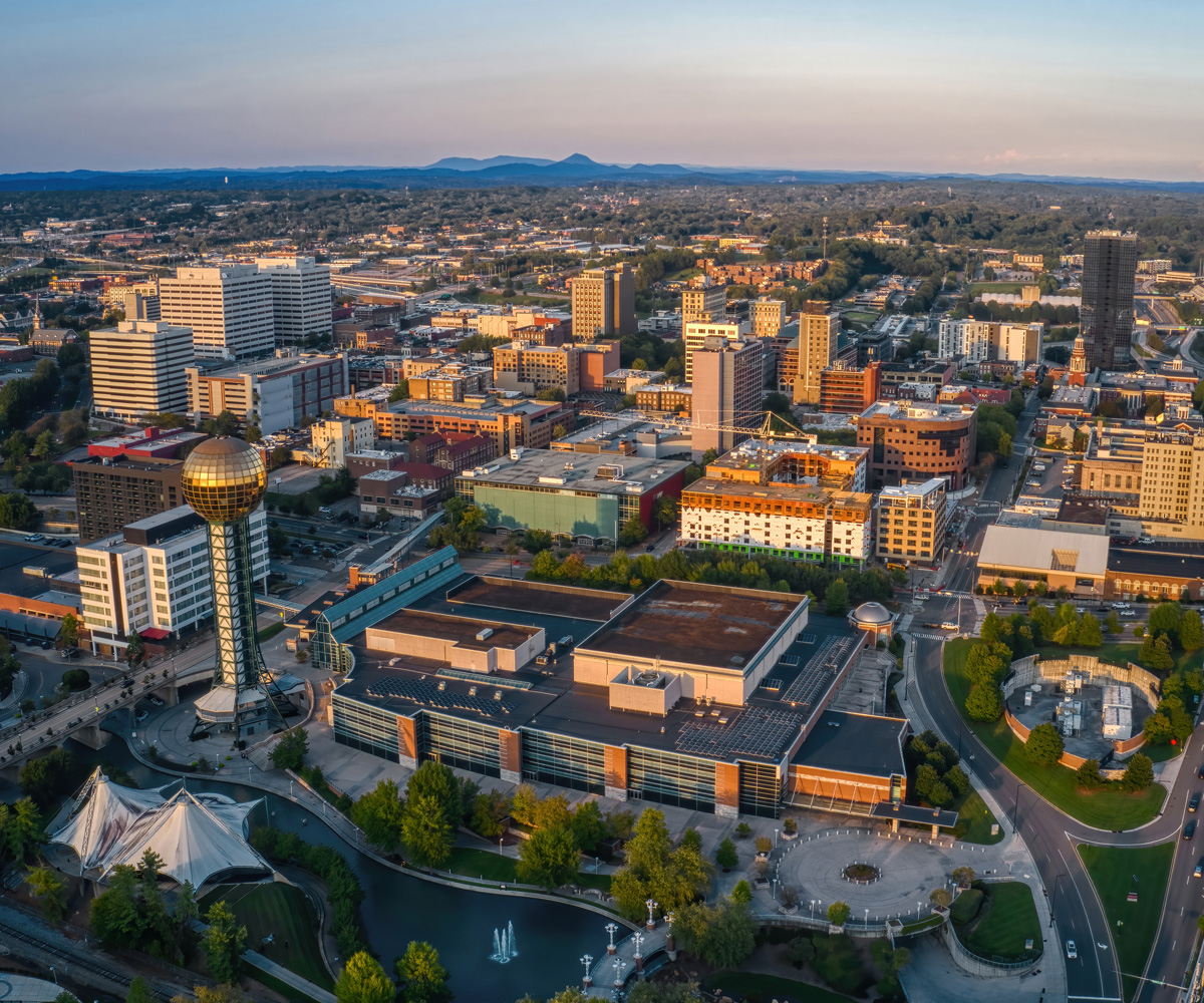 Knoxville Aerial view