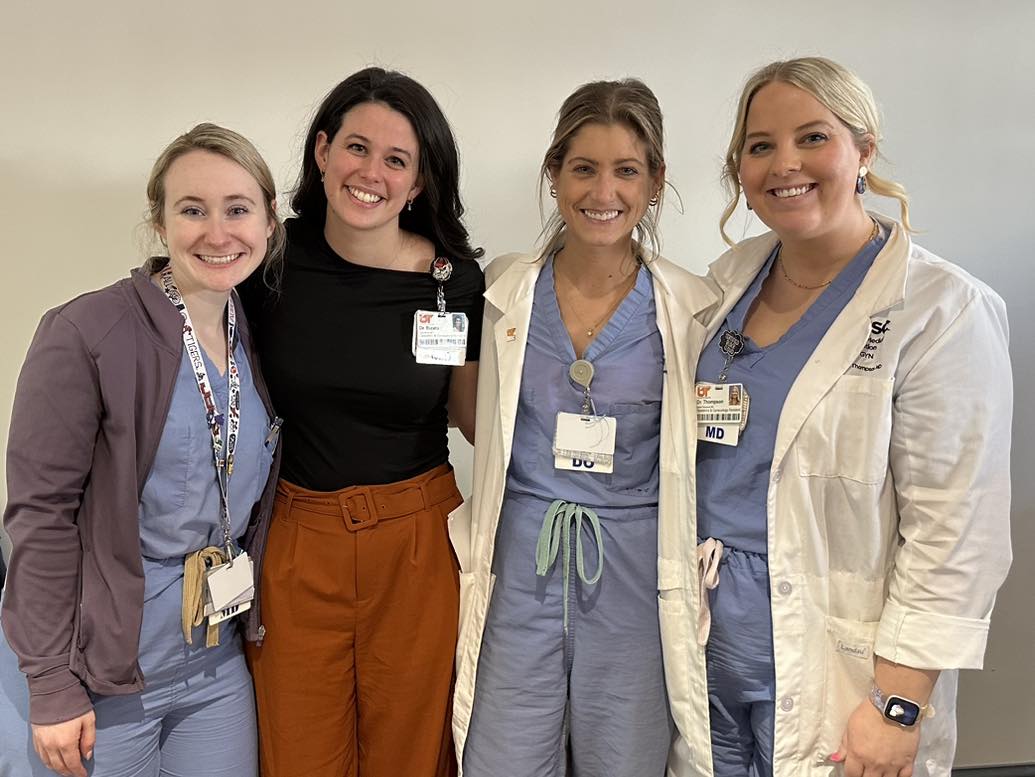 OB/GYN Residents:  Drs. Carly Bethune, Haley Bizaro, Meg Sabourin, and Lauren Thompson