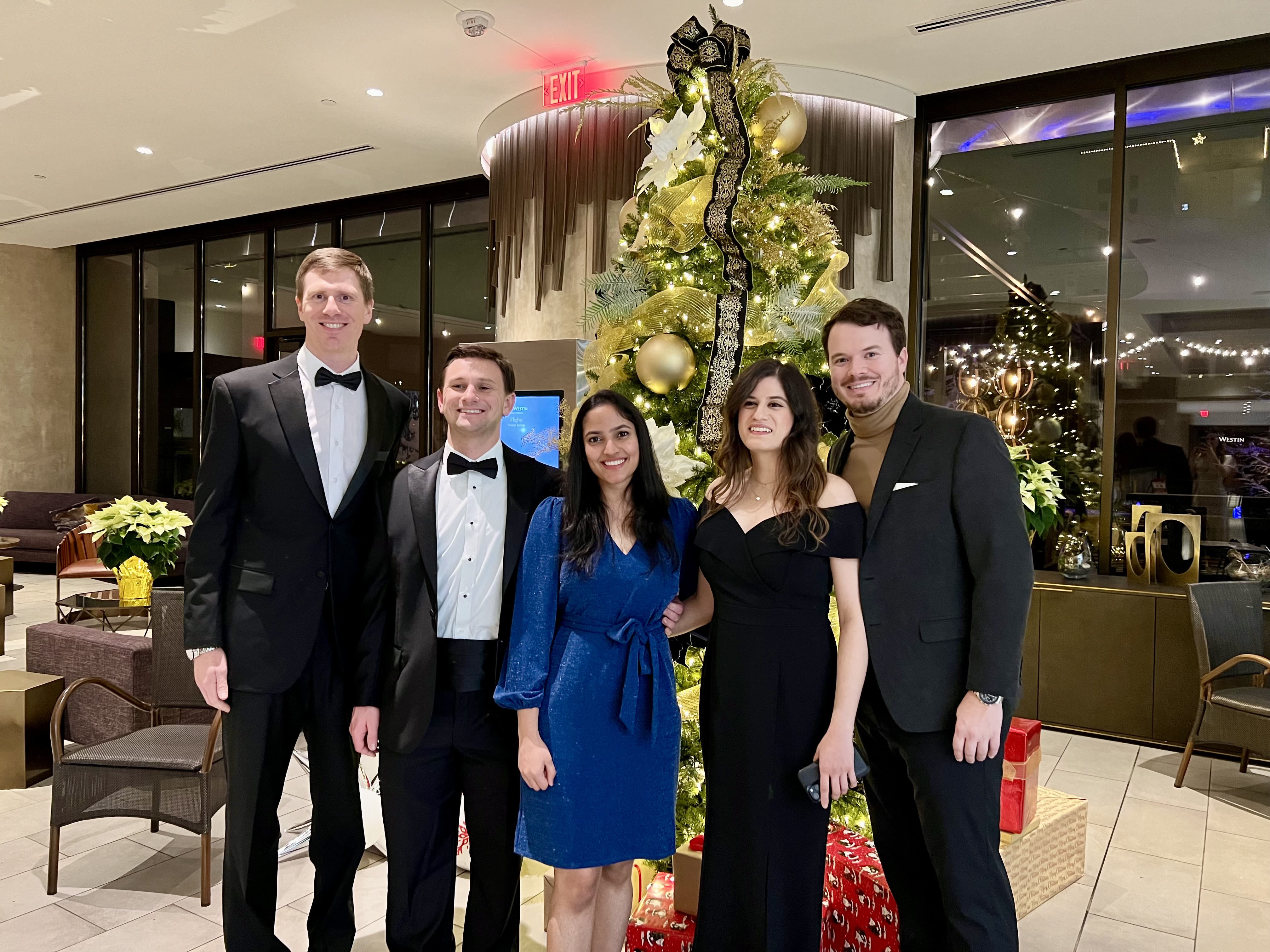 residents dressed up for a holiday event