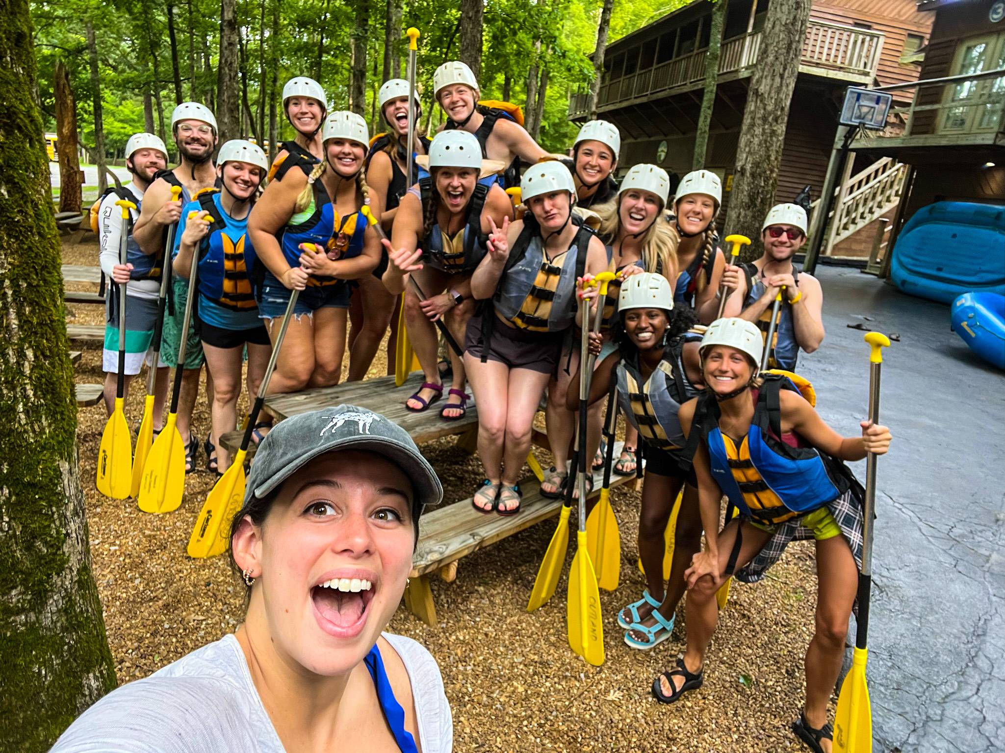 Residents Rafting day