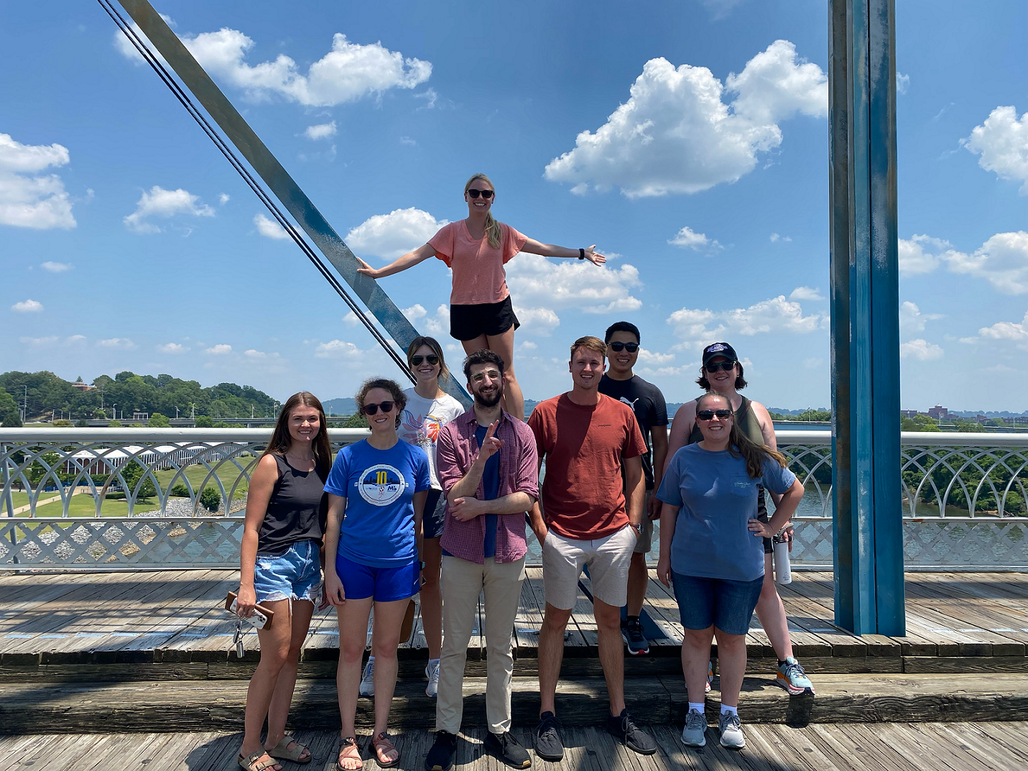 Class of 2025 on the bridge