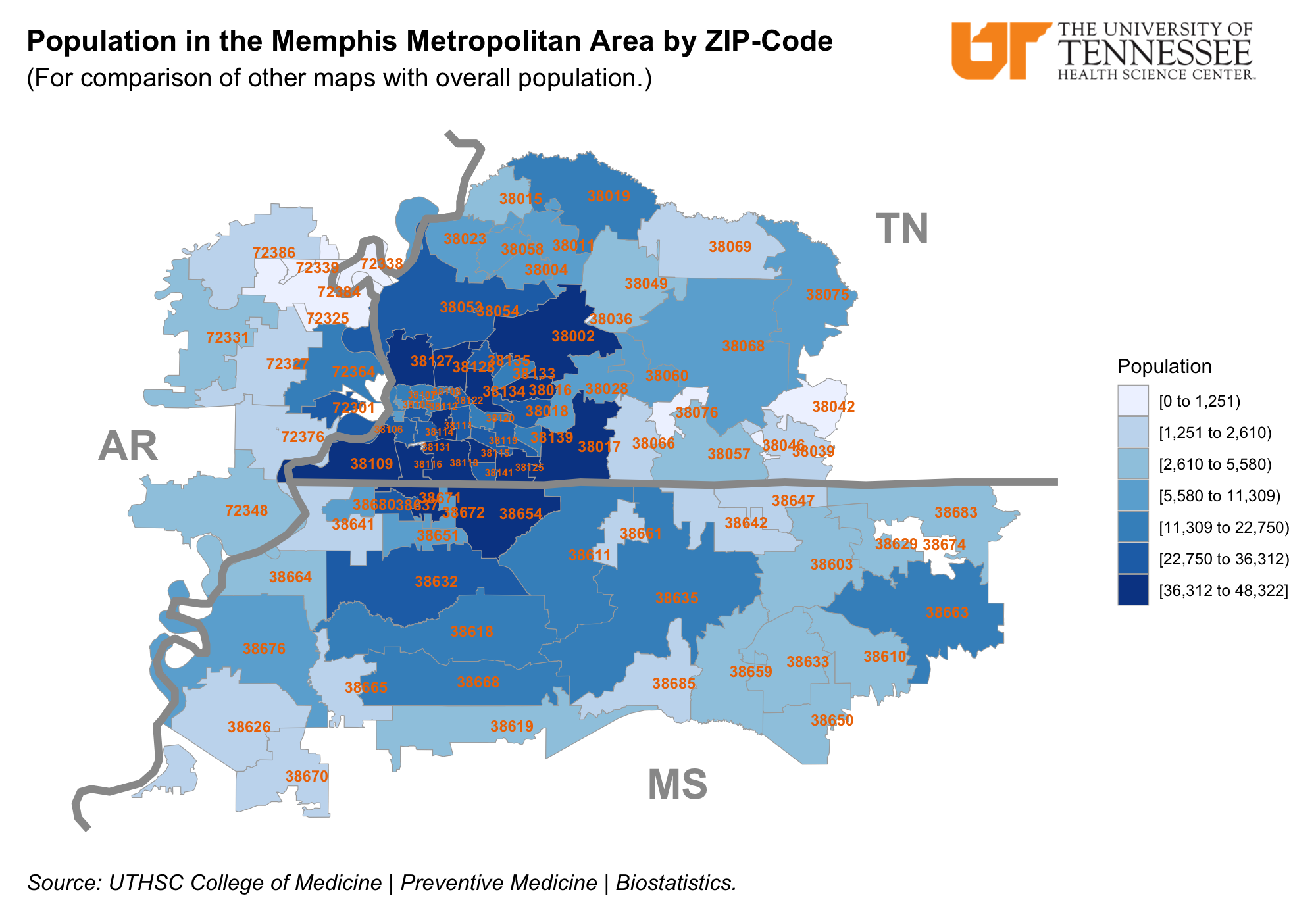 Zip Code Graphic