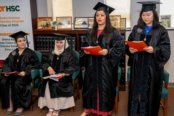 Fellows at graduation