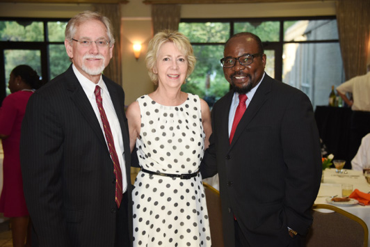 Dr. Alvin Powers (Given’s DVP recipient), Mrs. Mary King Given, (widowed of  Dr. James R. Givens),  Dr. Samuel Dagogo-Jack, (Division Chief, Med-Endocrinology)