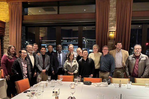 Group posing at the 2025 graduation venue