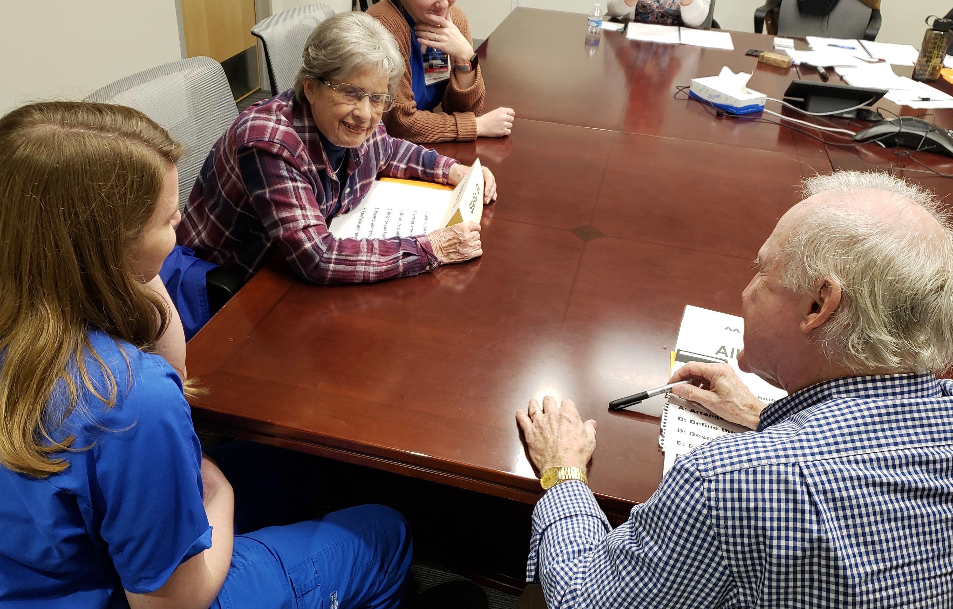 OT students with Church Health patients