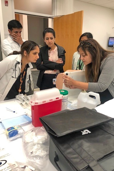 Fellows at the bone simulation session