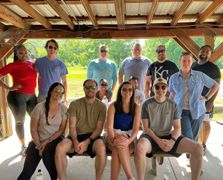 Group photo in an outdoor setting