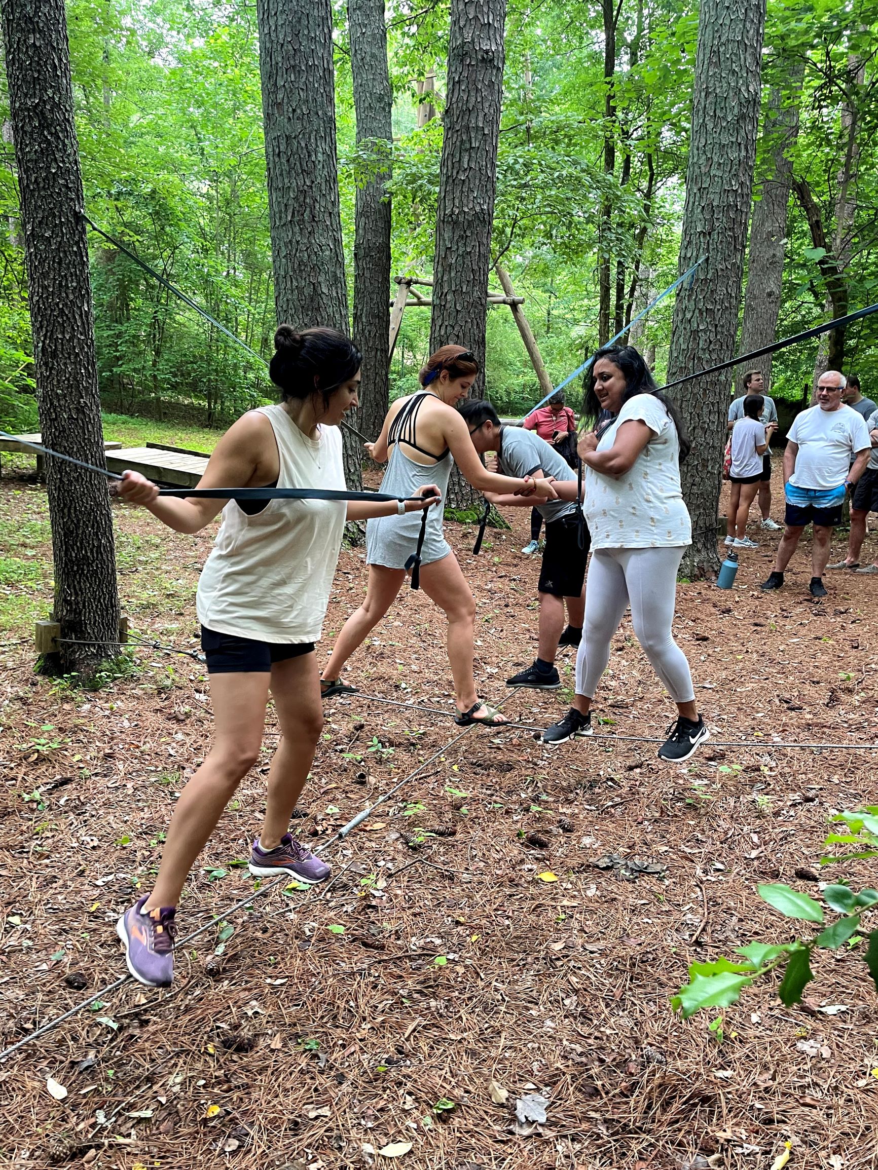 residents at ocoee team building event