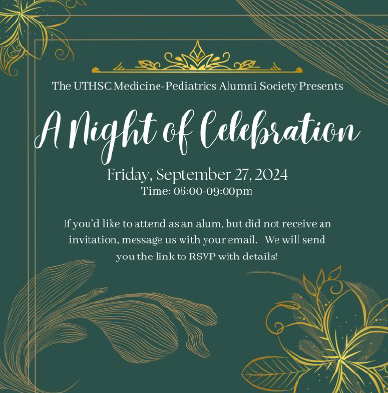 Alumni Society A Night of Celebration flyer