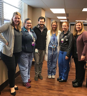 Group of Residents in a hospital