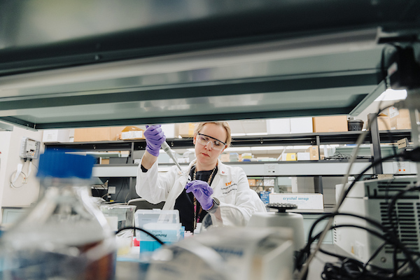 Woman in lab