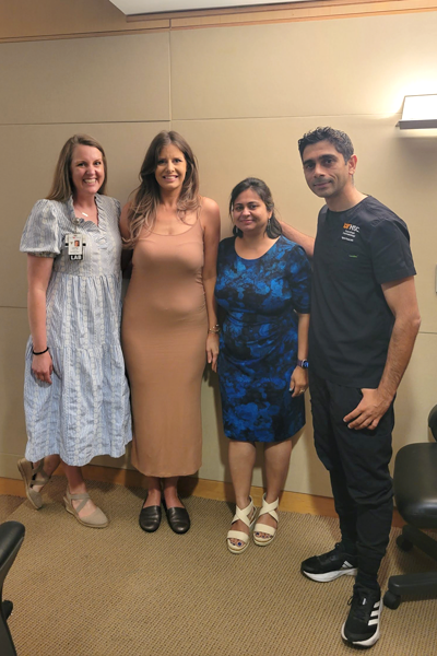 Group photo inside a building