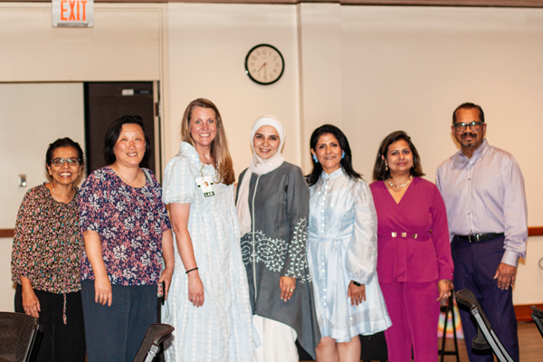 Residents and faculty at graduation