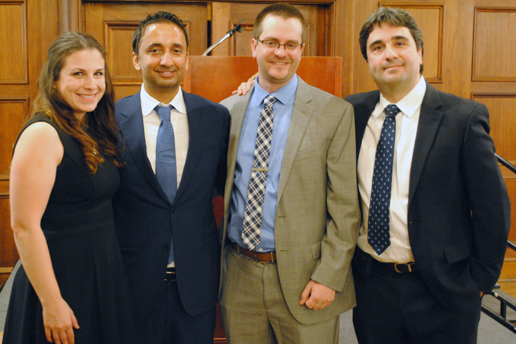 Fellows and faculty at graduation