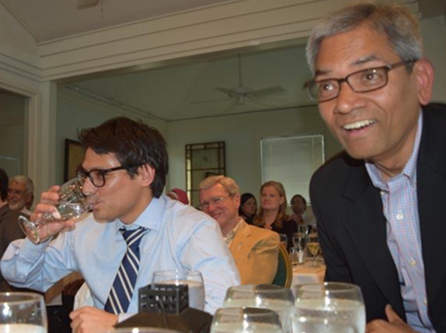 Fellow and faculty at the 2015 graduation dinner