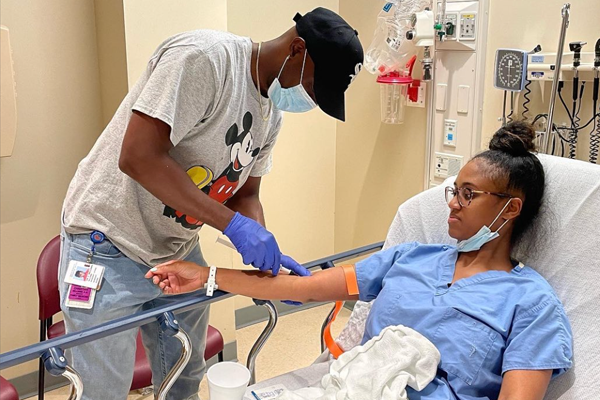 Residents in a hospital setting